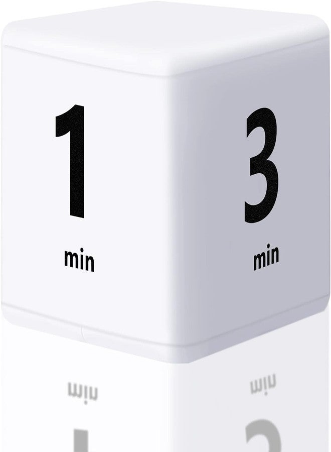 Potency Portable Mini Flip Gravity Sensor White Kitchen & Workout Timer - Pre Set (1/3/5/10 Min) - Image 1